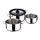 Набір каструль MasterPro Foodies collection BGMP-2160 4 предмети сріблястий