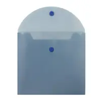 Папка-конверт на кнопці B6 YES Fusion blue 492329 15х14 см