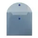Папка-конверт на кнопке B6 YES Fusion blue 492329 15х14 см