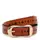 Женский кожаный ремень Borsa Leather CV1ZK-019c-brown