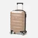 Чемодан маленький 4 колеса Ricco Grande T1ABS500gold-M