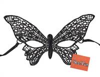 Маска карнавальная YES Butterfly 973559 черная