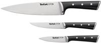 Набір ножів Tefal Ice Force K2323S74 3 предмети чорний