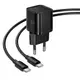 Адаптер сетевой HOCO C to C cable Ingenious single port PD charger set N64 |1Type-C, 20W/3A, PD/QC|