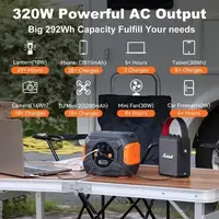 Зарядна станція Flashfish Portable Power Station Solar Generator A301 80000mAh