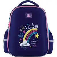 Рюкзак шкільний напівкаркасний GoPack Education Cute Rainbow GO24-165M-1 15 л