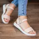 Женские босоножки Fashion Daisy 2922 40 размер 26 см Бежевый