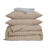 Евро комплект на резинке BEIGE GEOMETRY