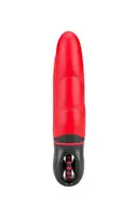 Вибратор с оригинальным дизайном и ребристой поверхностю AMOR BIG VIBRATOR  ANGELUS Red (Приложение НЕ Функционирует!)