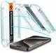 Защитное стекло Spigen для iPhone 15 Pro Max - EZ FIT GLAS.tR (2 шт), Clear (AGL06872)