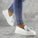 Мокасины женские Fashion Pansy 2147 38 размер 24,5 см Белый