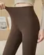Леггинсы женские со штрипками biflex 20476 2XL шоколадные