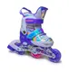 Раздвижные ролики Scale Sports размер 26-29 (светящиеся колеса). Rainbow Violet (626874536)