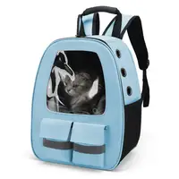 Рюкзак-переноска для кошек и собак 41х32х19 CosmoPet CP-36 Blue