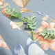 Ткань декоративная Колибри хлопок с водоотталкивающей пропиткой, для скатертей, штор, декора V-65 джинс