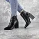 Ботильоны женские Fashion Sandine 2402 40 размер 25,5 см Черный