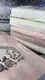 Hayal rose 3D бамбуковые полотенца 70х140см., 6 шт/уп. Pupilla Турция.