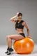 М'яч для фітнесу (фітбол) Power System PS-4013 Ø75 cm PRO Gymball Orange