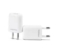 Мережевий зарядний пристрій з євровилкою Flat RP-U11 1.0 A 1*USB + кабель microUSB 220V Proda 340704