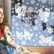 Набор новогодних наклеек на окно New Year 7 13763 20х30 см 9 листов