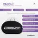 Массажный коврик Easyfit с подушкой (аппликатор Кузнецова) + чехол Черный с белым