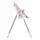 Стульчик трансформер для кормления детей с подносом 3в1 Sesttino Nui Pink пластиковый складной розовый