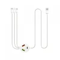 Кабель USB ХоКо 6 в 1 SC-SC-3300-WH 1.2 м белый