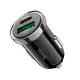 Адаптер автомобильный HOCO Leading car charger Z44 |1USB/1Type-C, 3A, 20W, QC/PD|