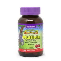 Витамины и минералы Bluebonnet Rainforest Animalz Multiple, 90 жевательных таблеток Вишня