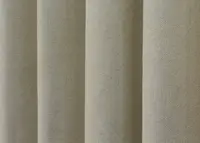 Шторна тканина льон однотонний. Колір молочний. Код 1424ш
