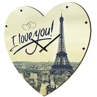 Часы в форме сердца I love you! CHS_P_16L023