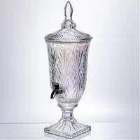 Лимонадниця Crystal Trinity 2 літри з краном для соку мохіто молока напоїв HP-19-301