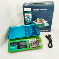 Весы торговые Rainberg RB-303 электронные с металлической платформой до 55 кг.