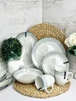 Сервиз столовый Ardesto Siena AR2924SW 24 предмета светло-голубой