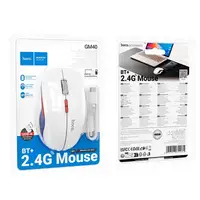 Миша ігрова HOCO Dixon RGB dual-mode wireless mouse (rechargeable version) GM40 |BT/2.4G, 7 Keys|