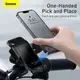 Держатель BASEUS Smart Solar Power Wireless Cycling Electric Holder IP54 |4.7-6.7"| (SUZG010001)