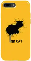 Чехол-накладка TOTO Pure TPU 2mm Print Case Apple iPhone 7 Plus/8 Plus #48 Inkcat Yellow