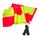 Флаг арбитра Select Lineman\'s flag красный желтый Уни OSFM