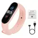 Смарт браслет M5 Smart Bracelet Фитнес трекер Watch Bluetooth. Цвет розовый