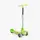 Самокат трехколесный Skyper, колеса PU 125 х 40 мм со светом, музыка, руль складной. Green (153269)