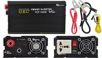 Професійний інвертор перетворювач UKC 12V-220V RCP-1000W + USB Black (4144)