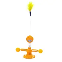Іграшка для котів Hoopet 05406 Funny Man Orange для рухливих ігор з домашніми тваринами