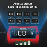 Автомобільний інтелектуальний зарядний пристрій HTRC P10 12V/10А, 24V/5A