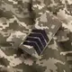 Шеврон на липучке погон звание ВСУ Старший сержант 5х10 см вышитый патч нашивка