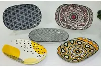 Тарелка овальная Olens Тригорье 102-613 21.5х13 см