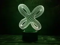 Сменная пластина для 3D ночника в виде цикличности 3DTOYSLAMP