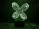 Сменная пластина для 3D ночника в виде цикличности 3DTOYSLAMP