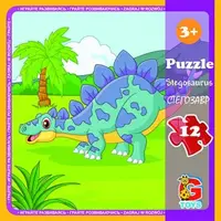 Пазлы G-Toys Динозавры LD08 12 деталей