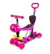 Самокат Scooter "Пчёлка" 5in1. Pink (многофункциональный, светящиеся колёса) 697646574