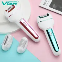 Эпилятор 3в1 VGR V-732 с 3 насадками LED (Розовый)